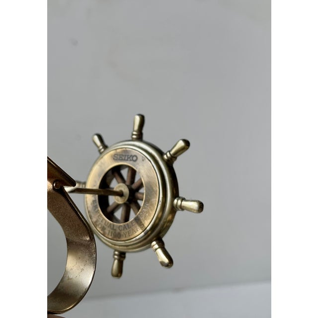 Vintage Watch Stand with Nautical Theme from Seiko, 1991 For Sale - Image 4 of 11