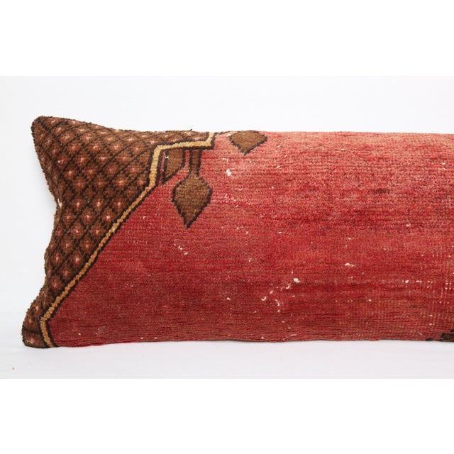 Textile Vintage Bohemian Home Decor Handwoven Lumbar Cushion Cover -14'' X 47'' For Sale - Image 7 of 10