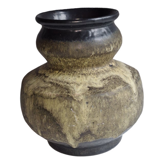 Vintage German Ceramic Vase by Bay Keramik, 1970s For Sale