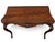 19th Century French Gabriel Legs Rosewood Inside Black Leather Game Table/Console Table. For Sale - Image 13 of 17