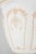 Neoclassical Mid 20th Century Restored Neoclassical Stenciled Milk Glass Pendant Light For Sale - Image 3 of 10