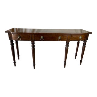 19th Century Mahogany Sheraton Sideboard For Sale