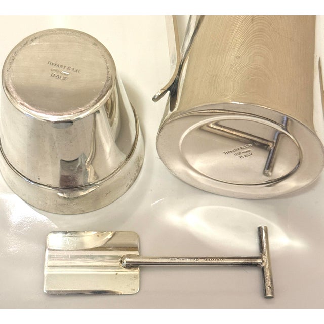 Tiffany & Co Sterling Watering, Pail and Tray Sugar and Creamer For Sale - Image 10 of 12