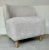 Wood Noir Co. Modern Gray Slipper Chair For Sale - Image 7 of 7