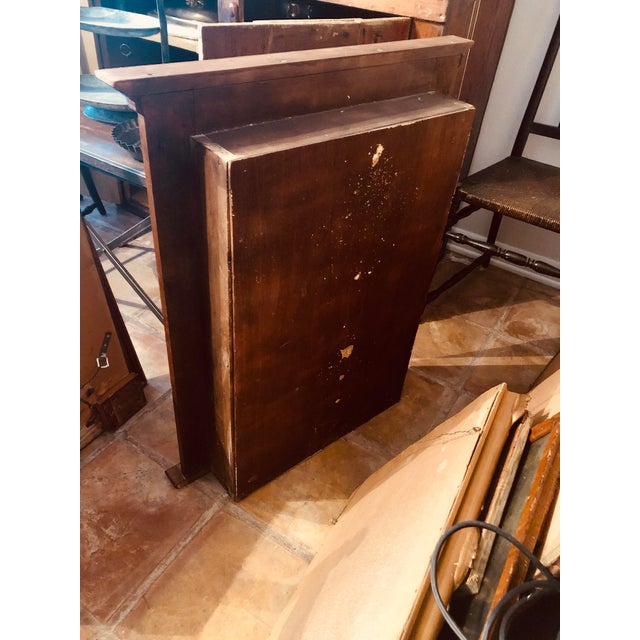 1950's Vintage Golden Oak Medicine Storage Chairish