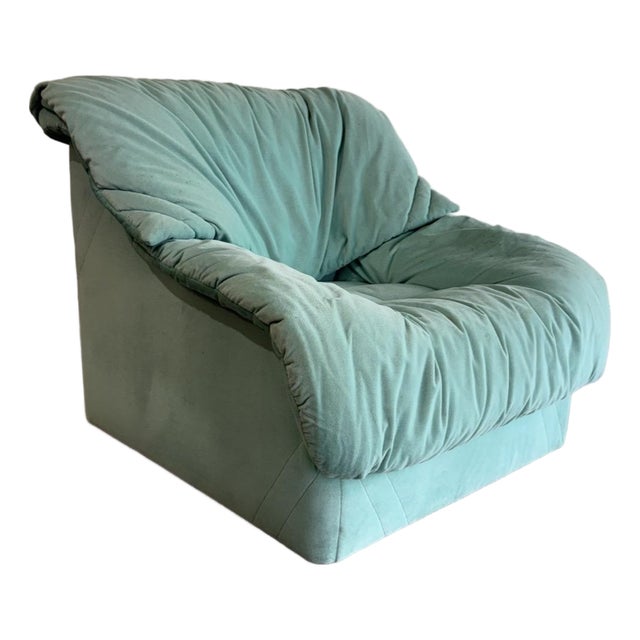 Postmod Ekornes Seafoam Lounge Chair For Sale