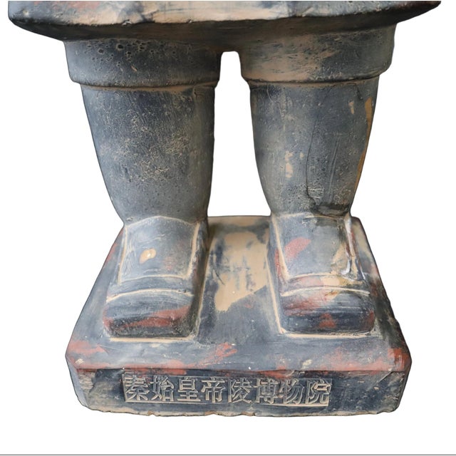 Terracotta Warrior Replica Armored Soldier Statue For Sale - Image 9 of 11