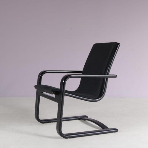 Black Lamello Chair by Yngve Ekström for Swedese, Sweden, 1980s For Sale - Image 8 of 9