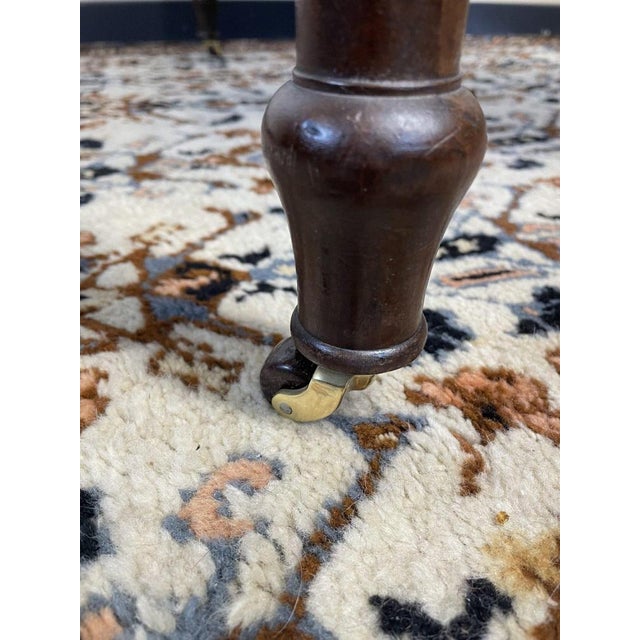 Brown Antique Mahogany Pembroke Drop Leaf Table For Sale - Image 8 of 9