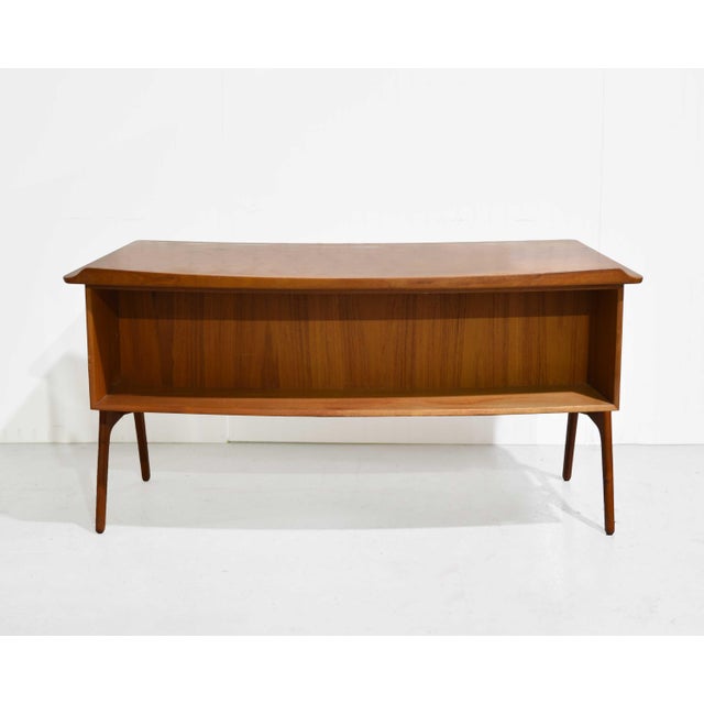 1970s Mid Century Danish Teak Desk and Chair by Svend Aage Madsen For Sale - Image 14 of 16