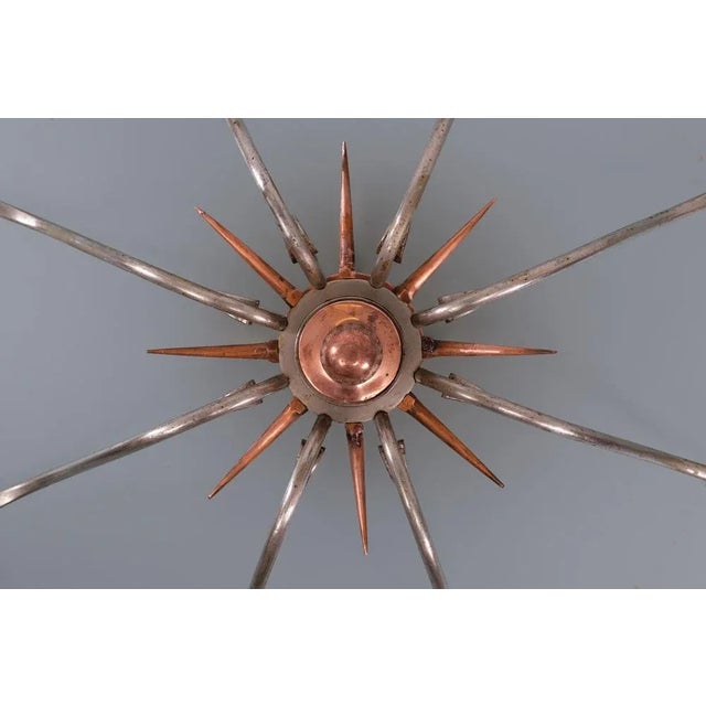 Gispen Art Deco Pendant Lamp attributed by Willem H Gispen, Holland, 1928 For Sale - Image 4 of 8