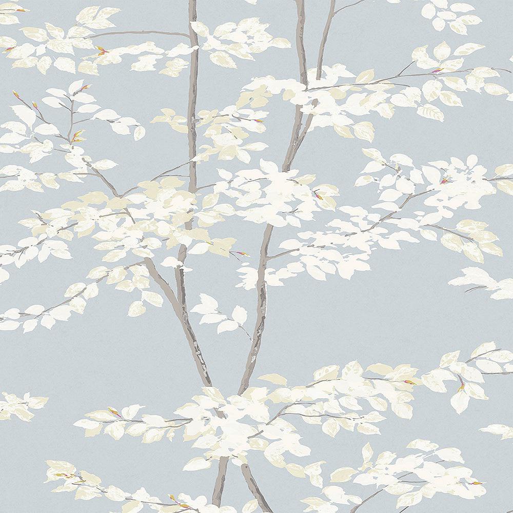 Lewis & Wood Beech Cirrus Extra Wide 52" Botanic Style Wallpaper - 1