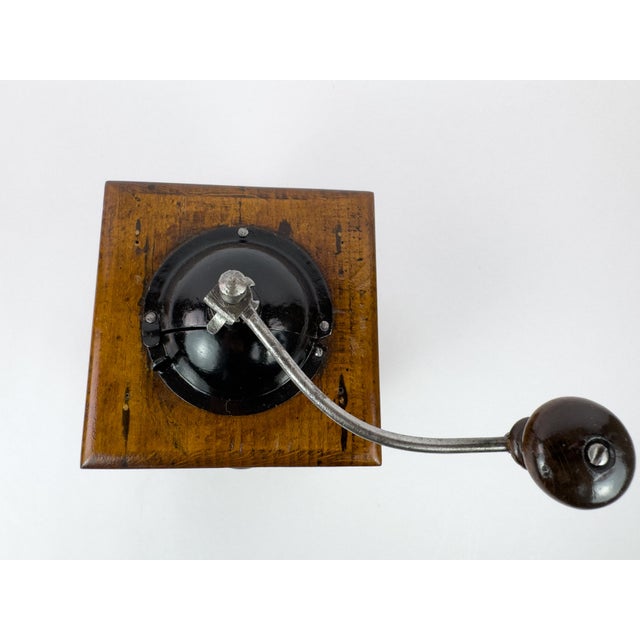 Vintage Peugeot Frères Wooden Manual Coffee Grinder For Sale - Image 13 of 17
