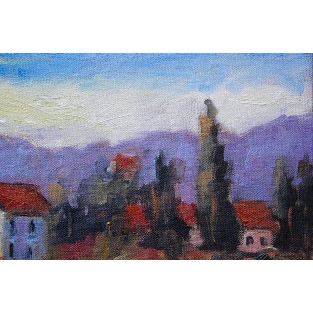 Impressionist "Tuscany Glow" Contemporary Landscape Oil Painting For Sale - Image 3 of 12