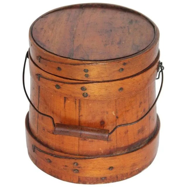 19th Century Shaker Style Sugar Bucket From New England For Sale - Image 9 of 9