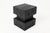 Black Sculptural Hardwood Side Table by Logniture For Sale - Image 8 of 11