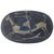 Blue Large Swedish Ceramic Dish with Motif of Don Quixote by Åke Holm, 1960s For Sale - Image 8 of 8