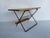 Vintage Midcentury Modern Umanoff Side Table Magazine rack at the bottom
