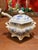 American Antique English Staffordshire Blue Transfer Decorated Sauce Tureen “Windsor Festoon” For Sale - Image 3 of 12