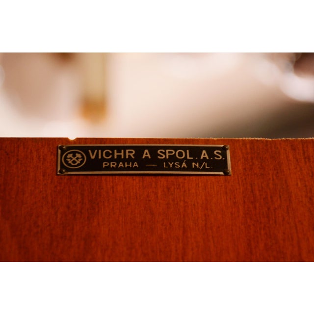 Bauhaus Wardrobe in Chrome, Steel, and Oak from Vichr a Spol, Czech, 1930s For Sale - Image 18 of 18