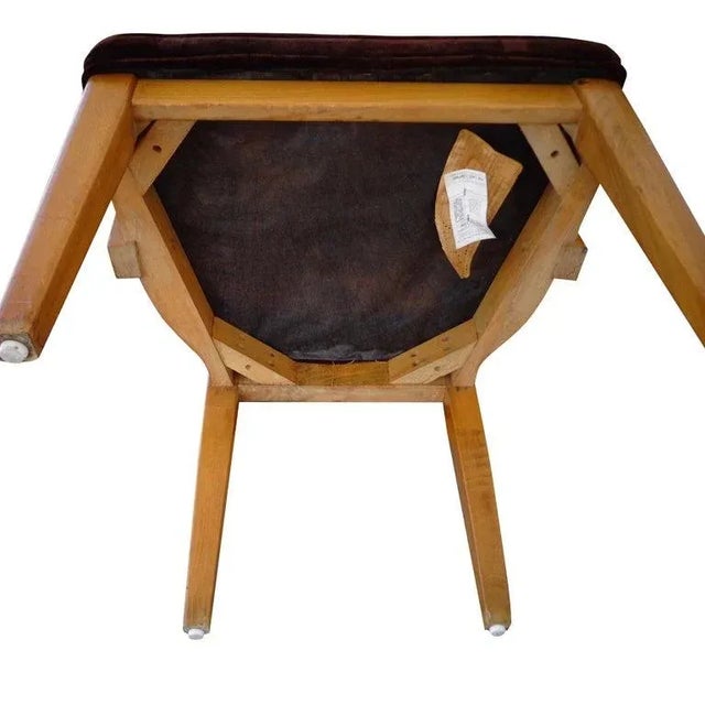(1) Lane High Back Cane Burl Dining Chairs 8 Available For Sale - Image 10 of 13