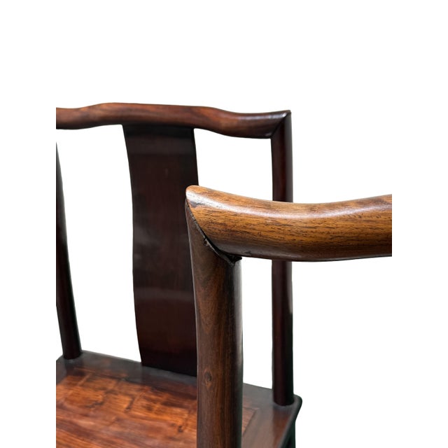 Pair of Vintage Ming Style Chinese Dining Chairs For Sale - Image 10 of 14