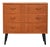 Scandinavian Teak Chest of Drawers with Black Legs, 1950s For Sale