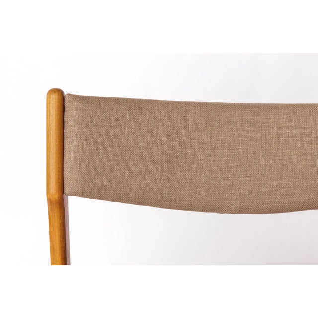 Vintage Danish Teak Dining Chair in Grey,1960s For Sale - Image 4 of 10