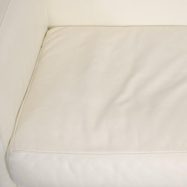 LC2 2-Seater Sofa in White Leather by Le Corbusier For Sale - Image 14 of 18