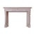 Antique Louis XV Style Plaster Fireplace Mantel For Sale