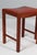 Wood Danish Cabinetmaker Stools in Mahogany and Patinated Niger Leather, 1940, Set of 2 For Sale - Image 7 of 9