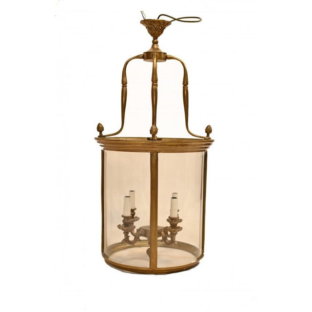 Victorian Lantern Ormolu Hanging Architectural Light For Sale - Image 6 of 11