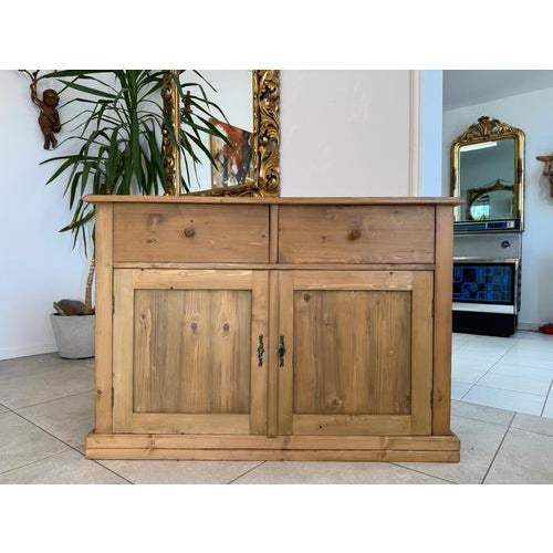 Rustic Buffet in Softwood For Sale - Image 3 of 12