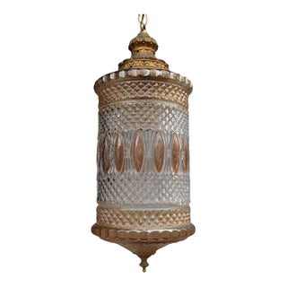 1950s Mid-Century Modern Stunning Vistosi 1950s Murano Glass Pendant Chandelier For Sale
