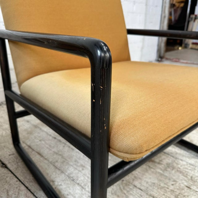 Ward Bennett Open Arm Lounge Chair Brickel & Associates Model 1226 For Sale - Image 9 of 12