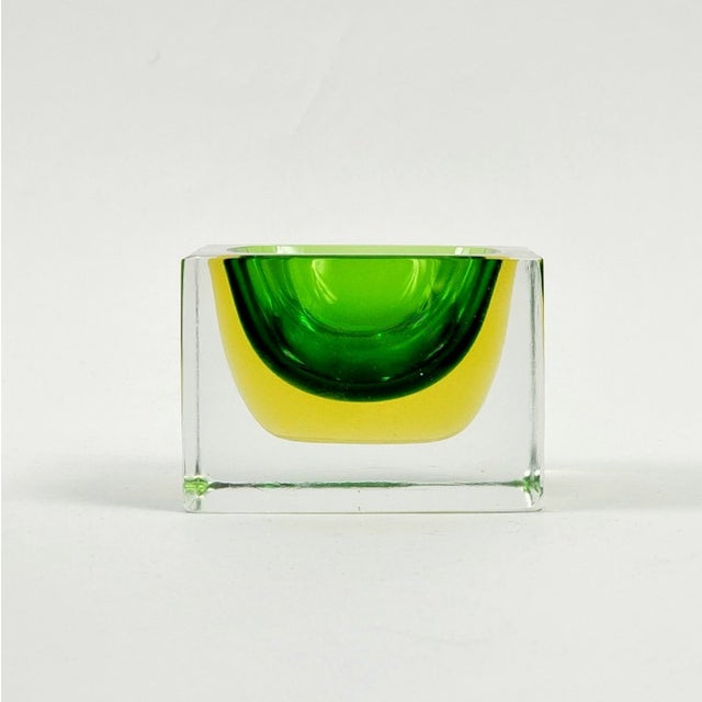 Seguso Mid Century Sommerso Murano Glass Catchall by Flavio Poli for Seguso Vetri D'Arte, Italy, 1970s For Sale - Image 4 of 7