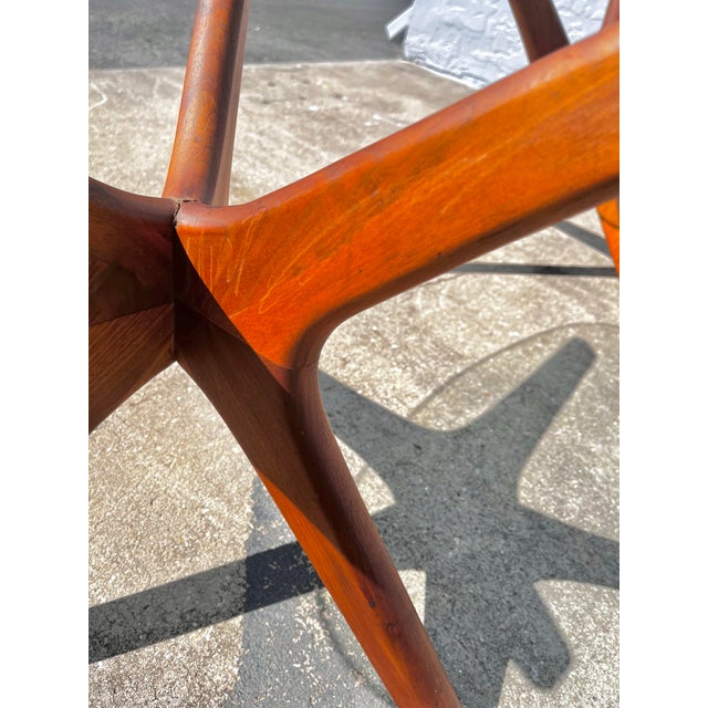 Brown Adrian Pearsall Pair of ‘Jacks’ Side Tables | Mid Century Modern For Sale - Image 8 of 12