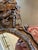 Antique Italian Hand-Carved Gilt Wood Mirror in the Baroque Style For Sale - Image 4 of 12