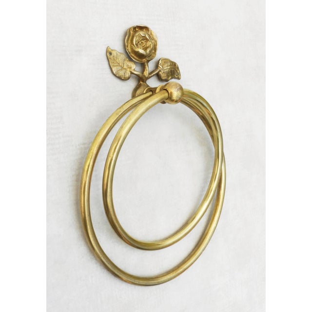 Charming ensemble of mid-century bathroom accessories in gilded bronze and brass c1950s france. A stylish collection of...