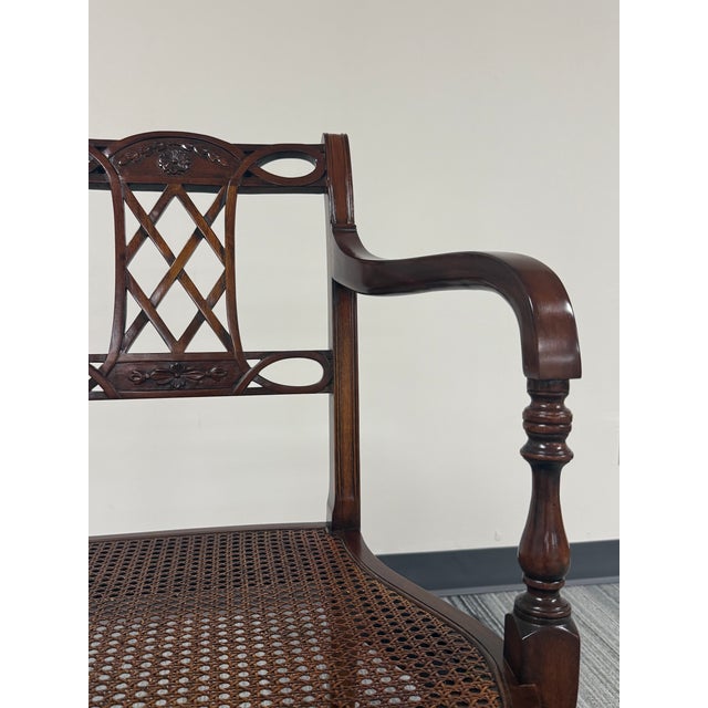 English Style Regency Armchair by Maitland Smith ~ a Pair For Sale In Saint Louis - Image 6 of 10