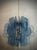 1990s Murano Aqua Blu Glass Chandeliers and Pendant in the style of Fontana Arte, 1990s For Sale - Image 5 of 10