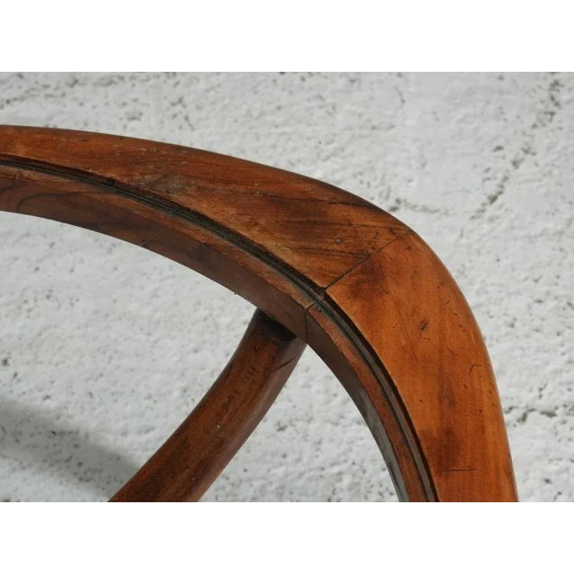 1950s Giuseppe Scapinelli Coffee Table in Caviuna and Glass, Brazil, 1950s For Sale - Image 5 of 8