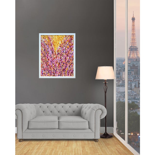 Expression on Gold 23.Modern Original Hand Painting. For Sale - Image 10 of 10