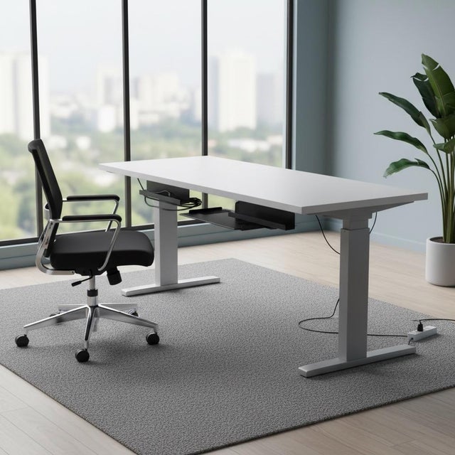 Herman Miller’s Sit-to-Stand Table encourages regular movement between postures to adjust to people’s work and workflow....