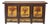 Hand-Painted Botanical Mural Buffet Sideboard For Sale
