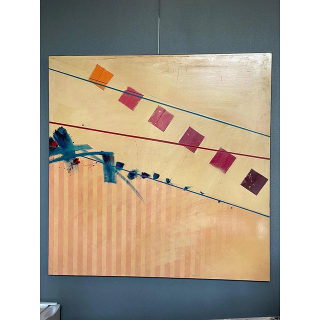 Work on wood 120x120 cm, don't need frame. Yvan MOCATELLI is an artist born in Italy in 1944. His works have been sold at...