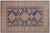 Blue Bohemian Kazak Tribal Light Blue/Beige Wool Rug - 4'0''x6'1'' For Sale - Image 8 of 10