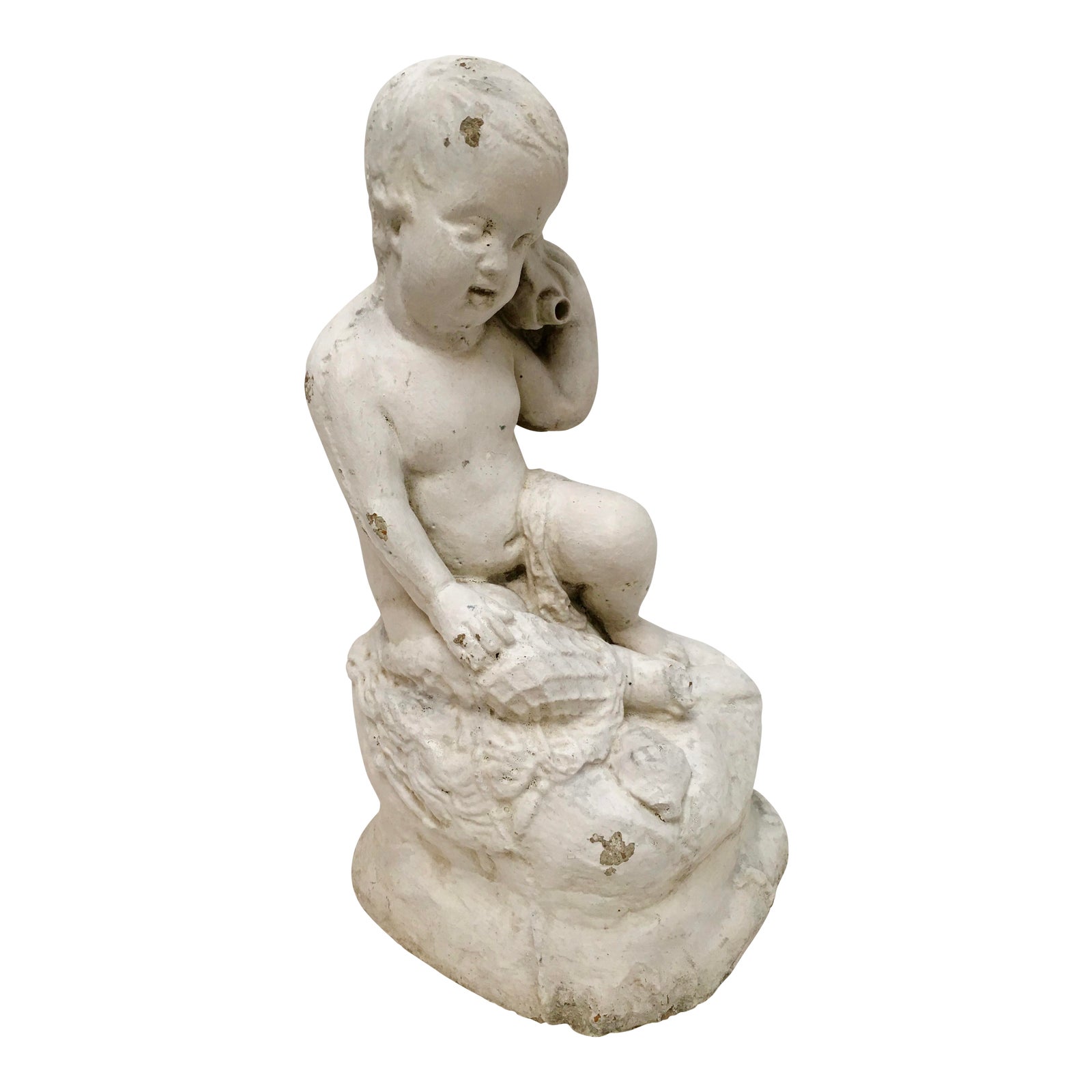 Little Boy Fountain Statue Chairish