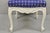 Late 20th Century Vintage French Country Style White Painted Carved Wood Dining Chairs - Set of 8 For Sale - Image 5 of 12
