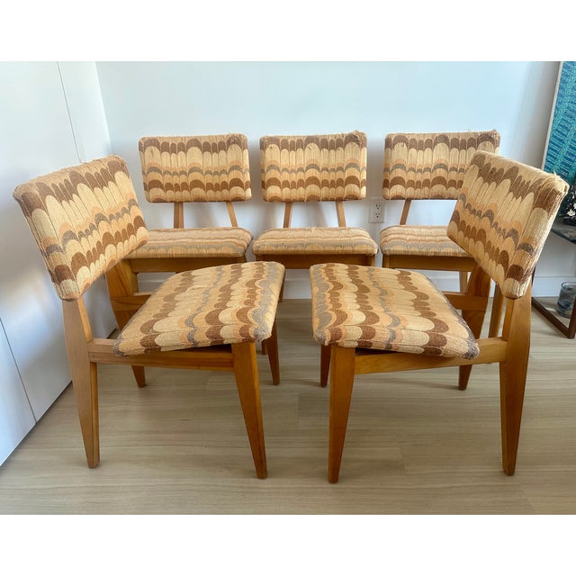 Herman Miller George Nelson & Earnest Farmer for Herman Miller Dining Chairs Set of 6 For Sale - Image 4 of 12